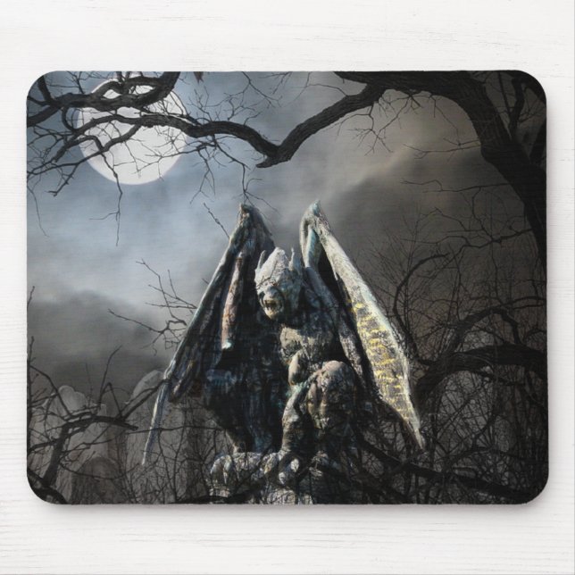 Tapis De Souris Gargouille Mousepad (Devant)