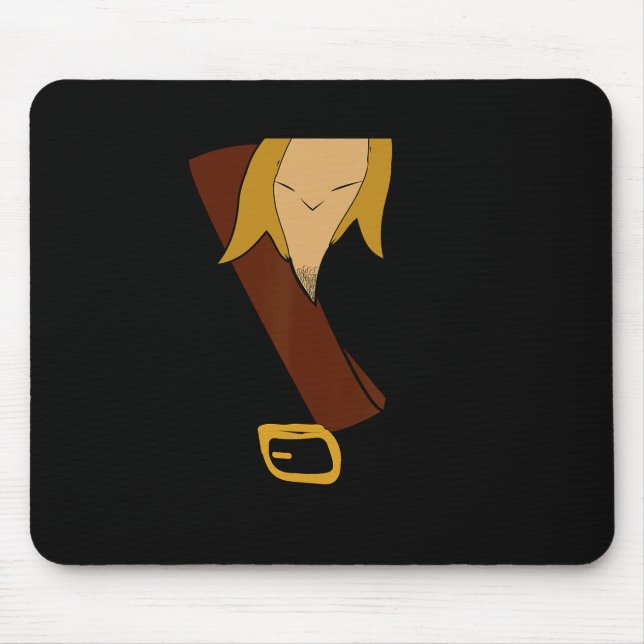 Tapis De Souris Gaston Halloween Costume amusant (Devant)
