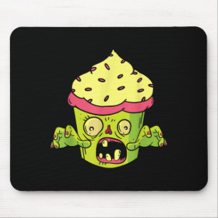 Tapis De Souris Gâteau cupcake de zombie Halloween Muffin Monstre 