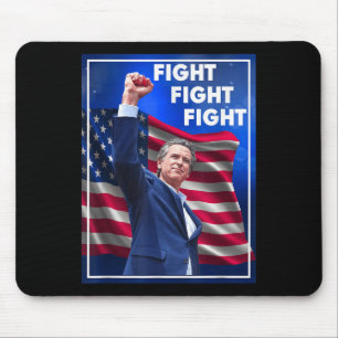 Tapis De Souris Gavin Newsom Combat Combat Combat, Drôle Sarcastiq