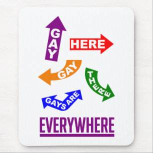 Tapis De Souris Gays partout mousepad