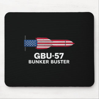 Tapis De Souris Gbu-57 Briseur de bunker Drapeau américain 4 juill