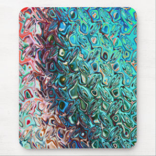 Tapis De Souris Gel bleu liquide Abstrait