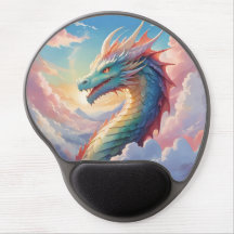 Dragon coloré dans le ciel