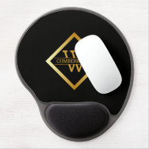 Faux Monogramme Or – Noir & Or