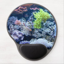 Gel souris pad, scène sous-marine, mer