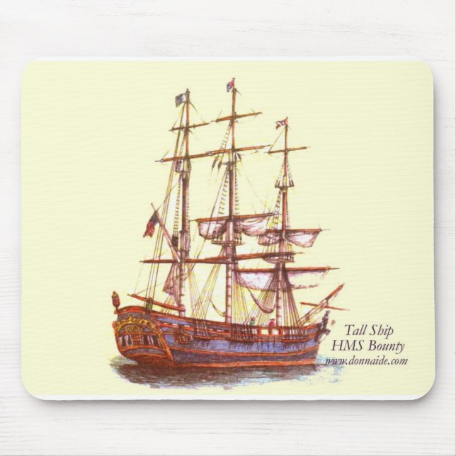 Tapis De Souris Générosité grande Mousepad de voie HMP de bateau (Devant)