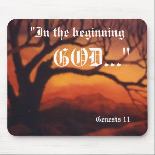 Tapis De Souris Genèse 1:1 Mousepad
