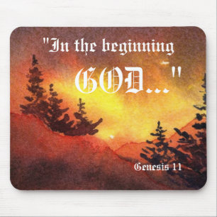 Tapis De Souris Genèse 1:1 Mousepad