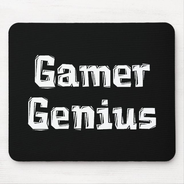 Tapis De Souris Génie de Gamer (Devant)