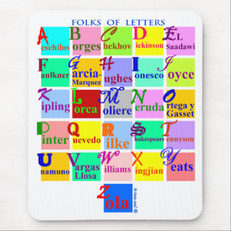 Tapis De Souris Gens des lettres