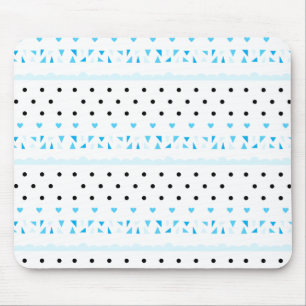 Tapis De Souris Géométrie bleue