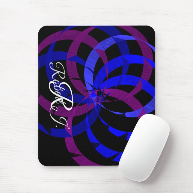 Tapis de souris géométrique à mélange de baies (Avec souris)