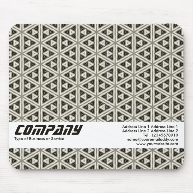 Tapis De Souris Géométrique Abstrait, Entreprise (Devant)