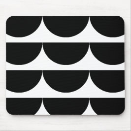 Tapis de souris géométrique d'en demi-cercle
