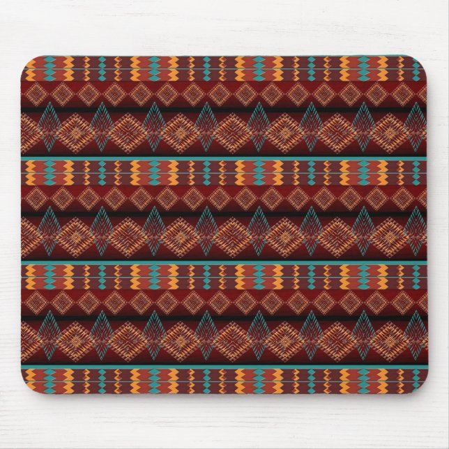 Tapis De Souris Géométrique ethnique du sud-ouest (Devant)