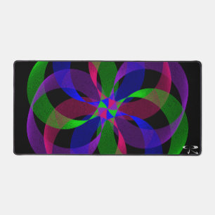 Tapis de souris géométrique hybride 2D 3D