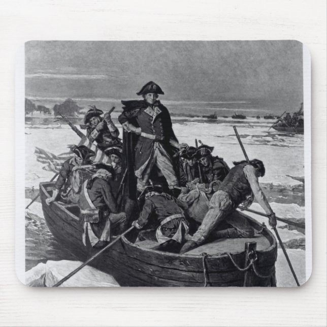Tapis De Souris George Washington croisant le fleuve Delaware (Devant)