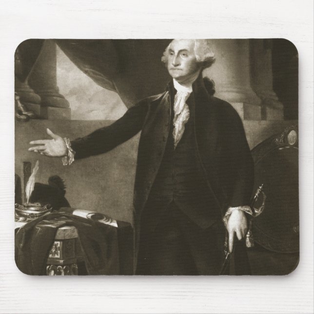 Tapis De Souris George Washington, ęr président du Sta uni (Devant)