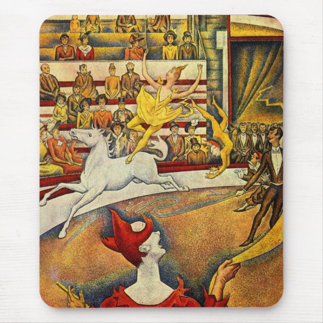 Tapis De Souris Georges Seurat - Der Zirkus - cirque (Devant)