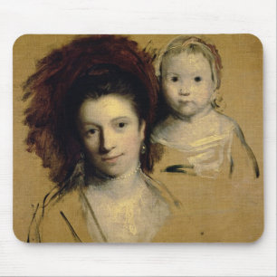 Tapis De Souris Georgiana, comtesse Spencer et sa Madame de fille