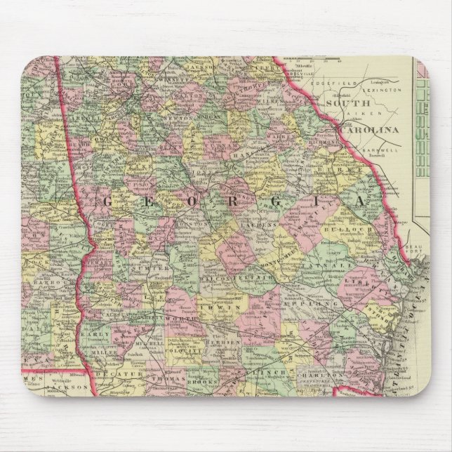 Tapis De Souris Géorgie, Alabama (Devant)