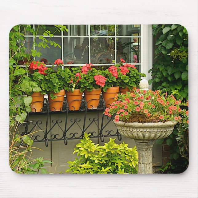 Tapis De Souris Géranium Mousepad (Devant)