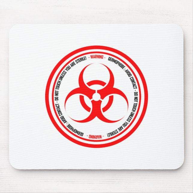 Tapis De Souris Germophobe (Devant)