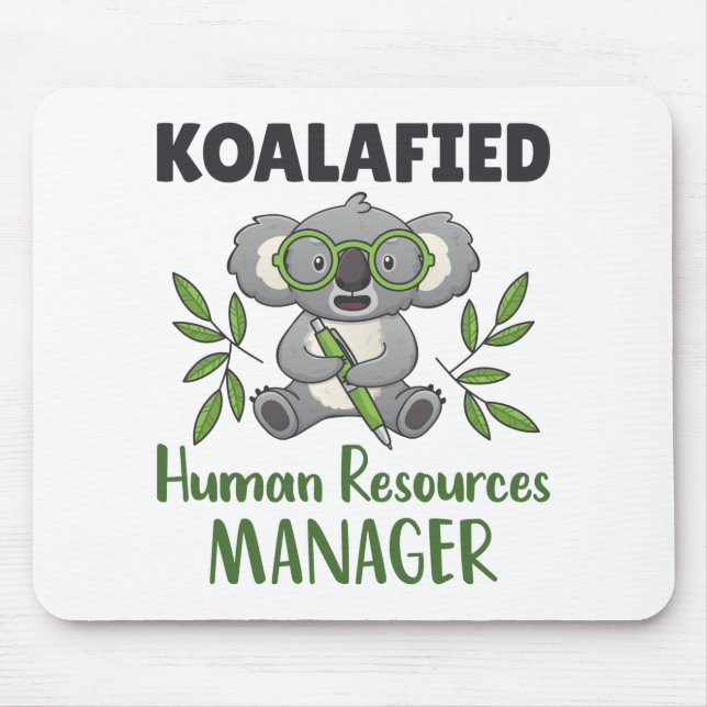 Tapis De Souris Gestionnaire des ressources humaines Koalafied Spé (Devant)