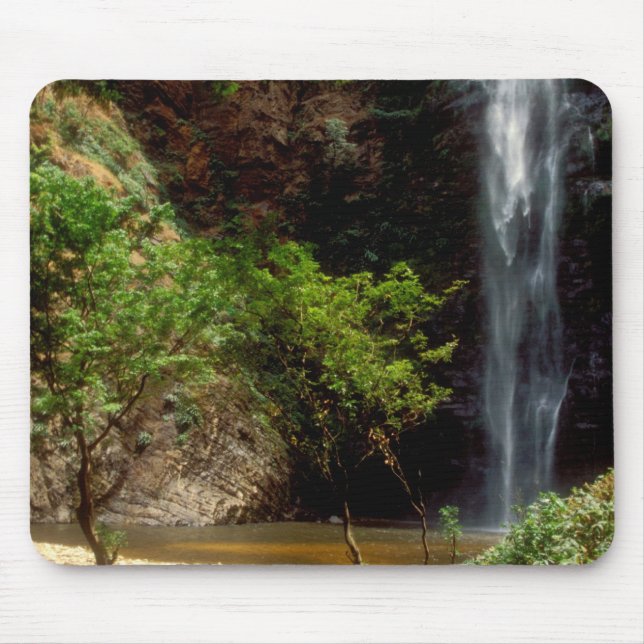 Tapis De Souris Ghana : Wli Falls, alias Chutes d'Agumatsa (Volta) (Devant)