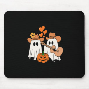Tapis De Souris Ghost Jouer Guitare Pour Les Amateurs D'Halloween