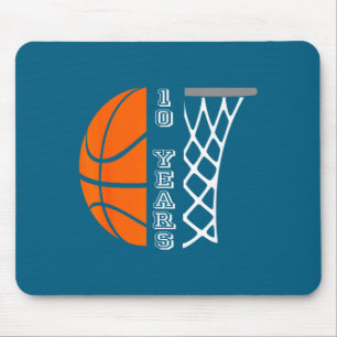 Tapis De Souris Gif d'anniversaire de basketball pour garçons de 1