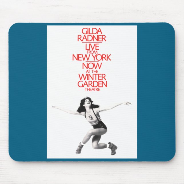 Tapis De Souris Gilda Radner Live From New York _1  (Devant)