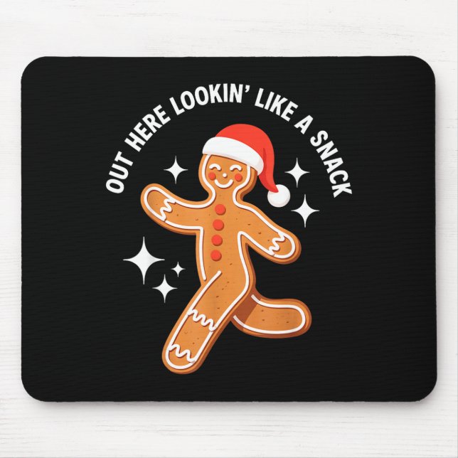 Tapis De Souris Gingerbread Christmas Xmas Couple Hot Girlfriend - (Devant)