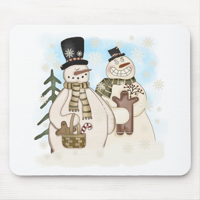 TAPIS DE SOURIS GINGERBREAD SNOWMAN (Devant)