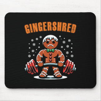 Tapis De Souris Gingersher Funny Gingerbread Homme Gym Bodybuildin