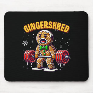 Tapis De Souris Gingersher Funny Gingerbread Homme Gym Bodybuildin