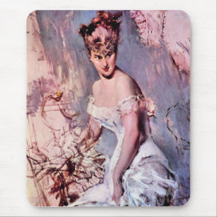 Tapis De Souris Giovanni Boldini - l'actrice Alice Regnault