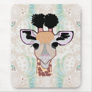 Tapis De Souris Girafe de bébé