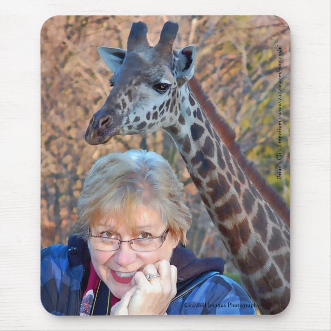 Tapis De Souris Girafe et Jean (Devant)