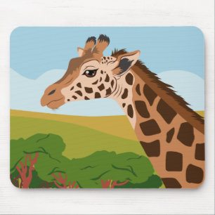 Tapis De Souris Giraffe