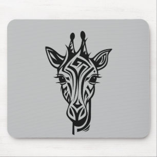Tapis De Souris Giraffe Animal Freedom World Wildlife Wonder Art