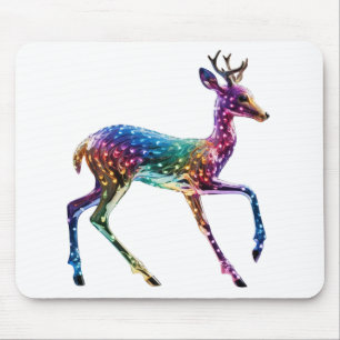 Tapis De Souris Giraffe colorée
