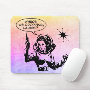 Tapis De Souris Girl Gamer Grunge