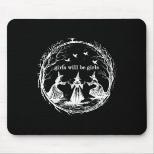 Tapis De Souris Girls Sera Filles Sorcière Witchy Saison Éffrayant