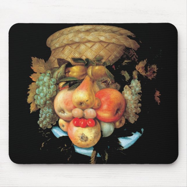 Tapis De Souris Giuseppe Arcimboldo - corbeille de fruits (Devant)