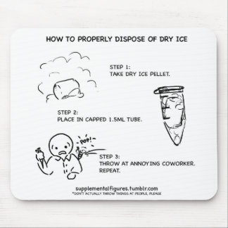 Tapis De Souris Glace carbonique Mousepad