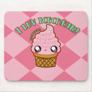 Tapis De Souris Glace du luv I !