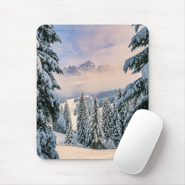 Tapis De Souris Glace et neige | Rosengarten, Allemagne (Avec souris)