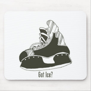 Tapis De Souris Glace obtenue ? Patin Mousepad d'hockey